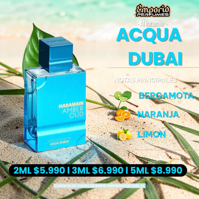 Decants de Al Haramain " Acqua Dubai " - emporioperfumes