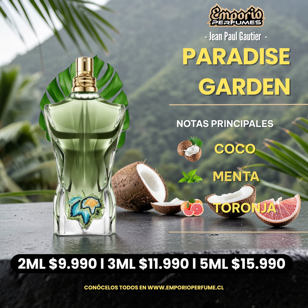 Decants de Jean Paul Gaultier " Paradise Garden " - emporioperfumes