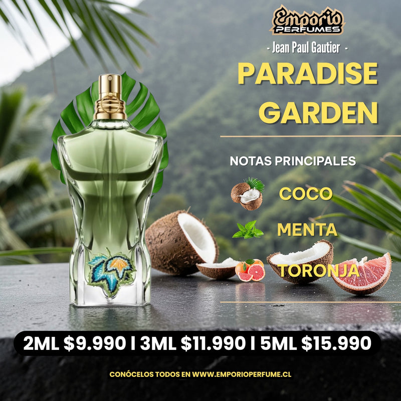Decants de Jean Paul Gaultier " Paradise Garden " - emporioperfumes