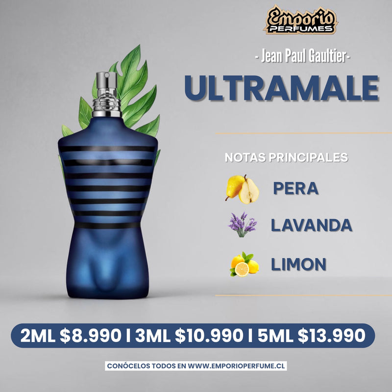 Decants de Jean Paul Gaultier " Ultramale " - emporioperfumes