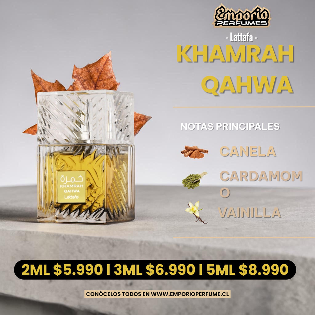 Decants de lattafa “ Khamrah Qahwa “ - emporioperfumes