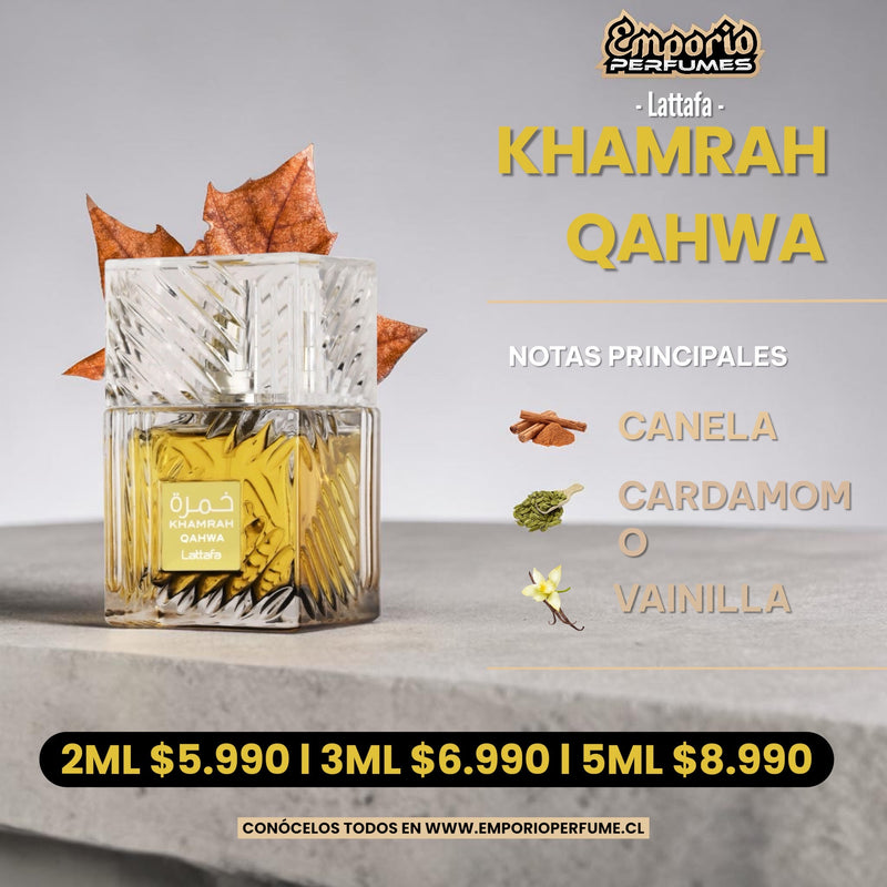Decants de lattafa “ Khamrah Qahwa “ - emporioperfumes