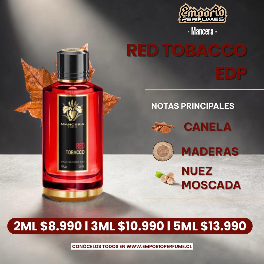 Decants De Mancera " Red Tobacco EDP " - emporioperfumes