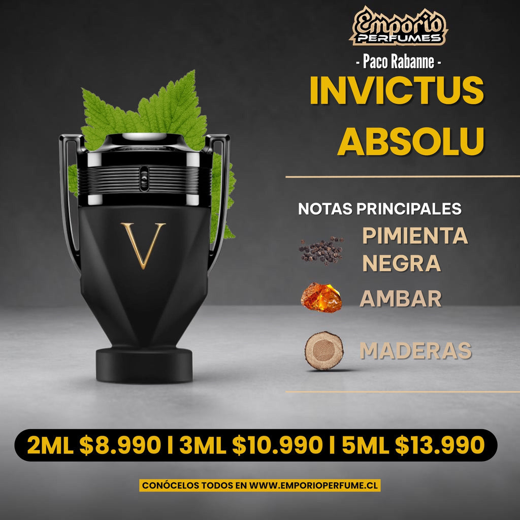 Decants de Paco Rabanne " Invictus Absolu " - emporioperfumes