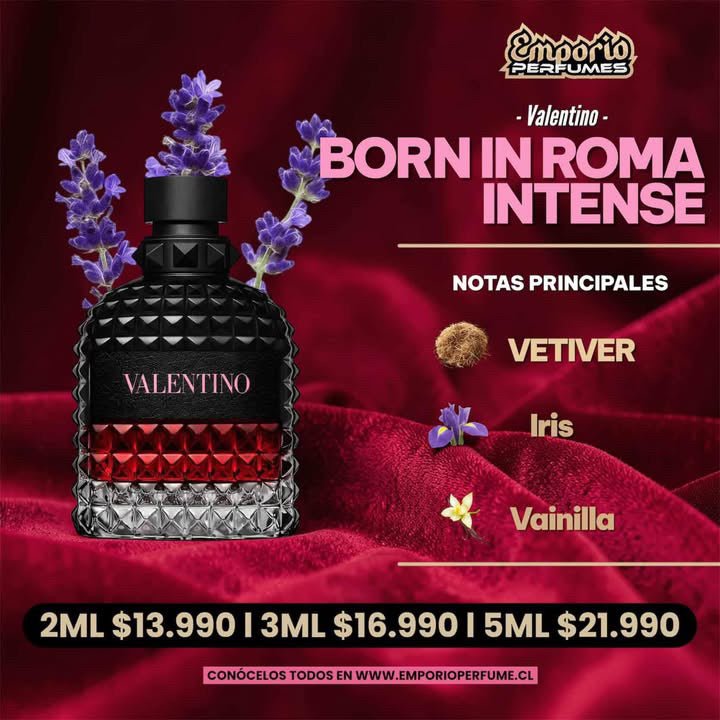 Decants de Valentino " Born In Roma Intense " - emporioperfumes