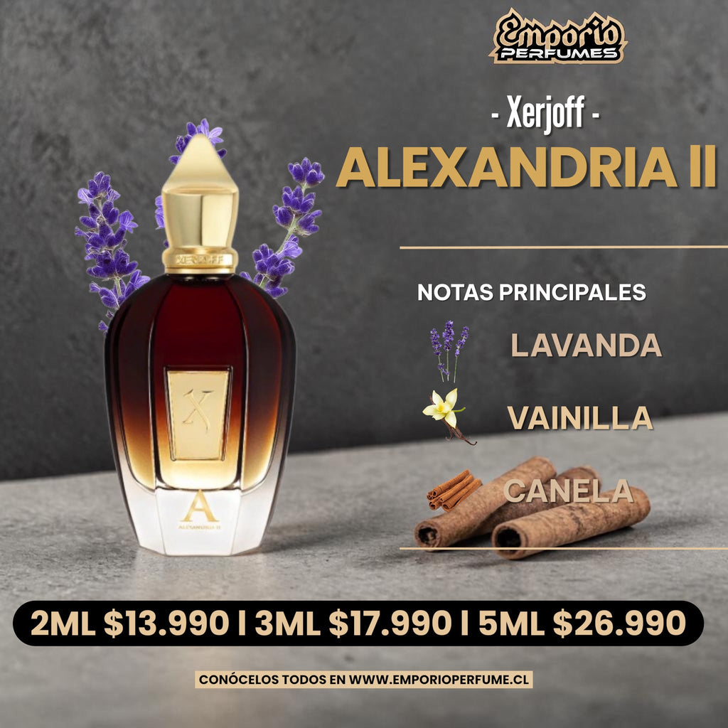 DECANTS DE XERJOFF " ALEXANDRIA ll " - emporioperfumes