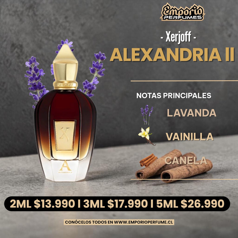 DECANTS DE XERJOFF " ALEXANDRIA ll " - emporioperfumes