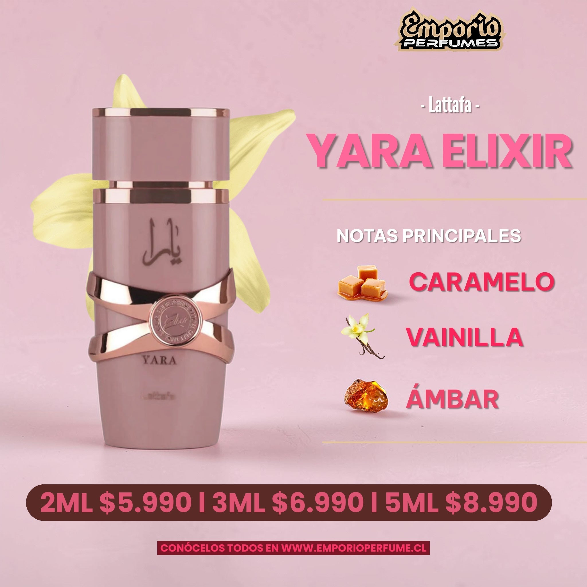 DECANTS LATTAFA “ YARA ELIXIR “ - emporioperfumes