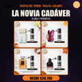 Pack del Terror La Novia Cadáver: Giardini di toscana Bianco Latte, Carolina Herrera La Bomba, Chanel Coco Chanel, Valentino Born In Roma Coral Fantasy