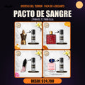 Pack del Terror Pacto de Sangre: Jean Paul Gaultier Le Male Elixir, Versace Eros Flame, Carolina Herrera Blush Elixir EDP, Giorgio Armani My Way