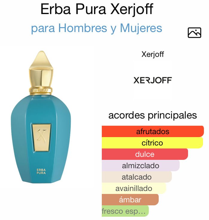 XERJOFF ERBA PURA 50 ML - emporioperfumes